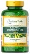Олія вечірньої примули з ГЛК Evening Primrose Oil Puritan's Pride 1300 мг 120 гелевих капсул (PP191) - зображення 2