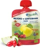 Пюре Fleur Alpine Organic Яблоко-шиповник с 5 месяцев 90 г (5024688001055) - изображение 3