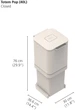 Органайзер для сміття Joseph Joseph Totem Pop stone 40 л (5028420001723) - зображення 13