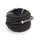 Кабель Merlion HDMI-HDMI 4Kx2K Ultra HD, 25.0m, v2,0, круглый Black, коннектор Blue, Blister-box, Q10 - изображение 2
