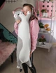 Мягкая Игрушка Кот Длинний 90см Подушка Обнимашка Серая - изображение 2