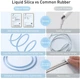 Кабель Baseus Jelly Liquid Silica Gel Fast Charging Data Cable USB to iP 2.4 A 1.2 m Blue (CAGD000003) - изображение 4