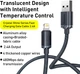 Кабель Baseus Crystal Shine Series Fast Charging Data Cable USB to iP 2.4 A 2 m Black (CAJY000101) - изображение 2