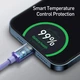 Kabel Baseus Crystal Shine Series Fast Charging Data Cable Type-C to IP 20 W 1.2 m Purpurowy (CAJY000205) - obraz 4