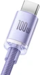 Кабель Baseus Crystal Shine Series Fast Charging Data Cable USB to Type-C 100 W 2 m Purple (CAJY000505) - изображение 3