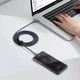 Kabel Baseus Crystal Shine Series Fast Charging Data Cable Type-C to Type-C 100 W 2 m Black (CAJY000701) - obraz 7