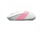 Мышь беспроводная A4Tech FG10 Pink/White USB - изображение 3