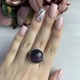 Серебряное кольцо с кошачьим глазом 18.469ct, вес изделия 8,91 гр (2041559) - изображение 3