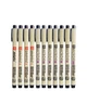 Набор линеров Sakura PIGMA Micron 9 штук черные - изображение 4