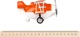 Самолетик Same Toy Aircraft Race инерционный Оранжевый (SY8013AUt-1) - изображение 3