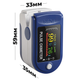 Электронный пульсоксиметр на палец JETIX Pulse Oximeter Blue + батарейки в комплекте (Гарантия 12 месяцев) - изображение 5