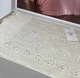 Винтажное вязаное покрывало DIAMOND SABINA IVORY 220х240см белый - изображение 3