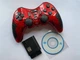 Бездротовий геймпад універсальний 6 в 1 GTM вібро джойстик для ПК PS2 PS3 PC360 ANDROID TV WIN10 Червоний - зображення 3