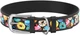 Ошейник для собак кожаный Collar WAUDOG Design с QR паспортом, рисунок "Пончики", L, Ш 25 мм, Дл 38-49 см (37131) - изображение 1