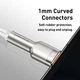 Кабель Baseus Cafule Series Metal USB 2.0 to USB-C 66W 6A 1m White (CAKF000102) - изображение 4