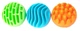 Прорізувач-брязкальце Fat Brain Toys Sensory Rollers Кольорові сенсорні кульки 3 шт (0811802021885) - зображення 3
