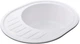Кухонная мойка гранит GLOBUS LUX Arno 620х500 белый - изображение 3