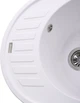 Кухонная мойка гранит GLOBUS LUX Arno 620х500 белый - изображение 6