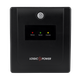 ИБП LogicPower LPM-U850VA-P, Lin.int., AVR, 2 х евро, USB, LED, пластик - изображение 1