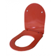 Сидіння Червоне Для Унітазу Soft Close Bien Gala Slim Red (101514160) - зображення 1