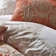 Винтажное покрывало с комплектом постельного белья Dantela vita ELENOR 260х260см коралловый евро - изображение 4