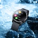 Смарт-годинник Hoco Smart Watch Y2 (Bluetooth, 1.3 дюймів, IP68, функція відповіді на дзвінок, сенсорний екран) - Чорний - зображення 8