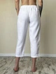 Льняные брюки белые XS - linen island (132674) - изображение 2