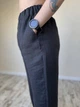 Лляні брюки чорні S - linen island (132670) - зображення 4
