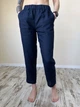 Льняные брюки темно-синие XL - linen island (132689) - изображение 1
