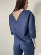 Льняные брюки темно-синие XL - linen island (132689) - изображение 5