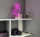 Неоновий світильник нічник Фламінго настільна декоративна лампа Neon Decoration Lamp - Рожевий - зображення 3