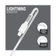 Кабель синхронизации ACCLAB AL-CBCOLOR-L1WT USB to Lightning 1.2 м Белый (1283126518225) - изображение 3