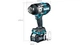 Акумуляторний Гайковерт Makita TW001GD201 - зображення 7