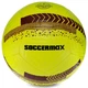 Мяч футбольный №5 PU ламинированный гибридная сшивка HYBRID SOCCERMAX FIFA FB-3113 (PU, Желтый-бордовый) - изображение 1