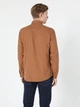 Рубашка хлопковая мужская Colin's CL1050210 S Caramel (8682240949237) - изображение 2