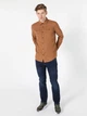 Рубашка хлопковая мужская Colin's CL1050210 S Caramel (8682240949237) - изображение 3