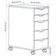 Комод на колесах IKEA ALEX білений дуб (394.222.21) - изображение 5