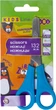 Упаковка Ножницы детские ZiBi 13.2 см с линейкой 24 шт Синий (ZB.5001-02) - изображение 2