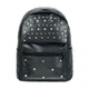 Рюкзак городской BackPack Заклепки Rivets Кожзам 30х23х12 см Чёрный (22470) - изображение 1