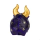 Фігурка гіпсова Netsuke Бичок Золоті Зірочки Золоті Ріжки Ручний Розпис 5,5x5,7x4 см Фіолетовий (25531) - изображение 4