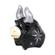Фигурка гипсовая Netsuke Бычок Серебряная Роза Ветров Серебряные Рожки Ручная Роспись 5,5x5,7x4 Черный (25512) - изображение 8