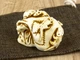 Статуэтка Дайкоку с крысами Netsuke charm Гипс 5.7x3.8x3.4 см (00685) - изображение 7