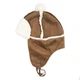 Шапка Ушанка Дублянка Beani'qe Lapel Шматочки 35х28 см Коричневий (21090) - зображення 2