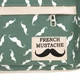 Рюкзак городской Can Vas Усы Mustache 42х29х12 см Бирюзовый Бежевый Синие полоски (22488) - изображение 8