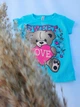 Футболка для девочки TRG Kids Sweet 110см бирюзовый - изображение 2