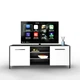 Тумба під телевізор Fenster UNTV 05B 60×155×36,5 Білий/Чорний - зображення 1