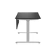 Стіл з регульованою висотою E-table UNIVERSAL 5003B - Чорний / Білі ніжки - изображение 3