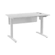 Стіл з регульованою висотою E-table UNIVERSAL 5023W - Білий / Білі ніжки - изображение 3