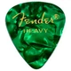 Набір медіаторів Fender 351 PREMIUM CELLULOID GREEN DEATH MOTO - зображення 1