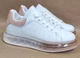 Кроссовки (криперы) женские Violeta White - PINK на прозрачной подошве 38р (24,5 см) - изображение 1